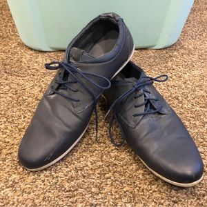 Mens navy ALDO dress shoes